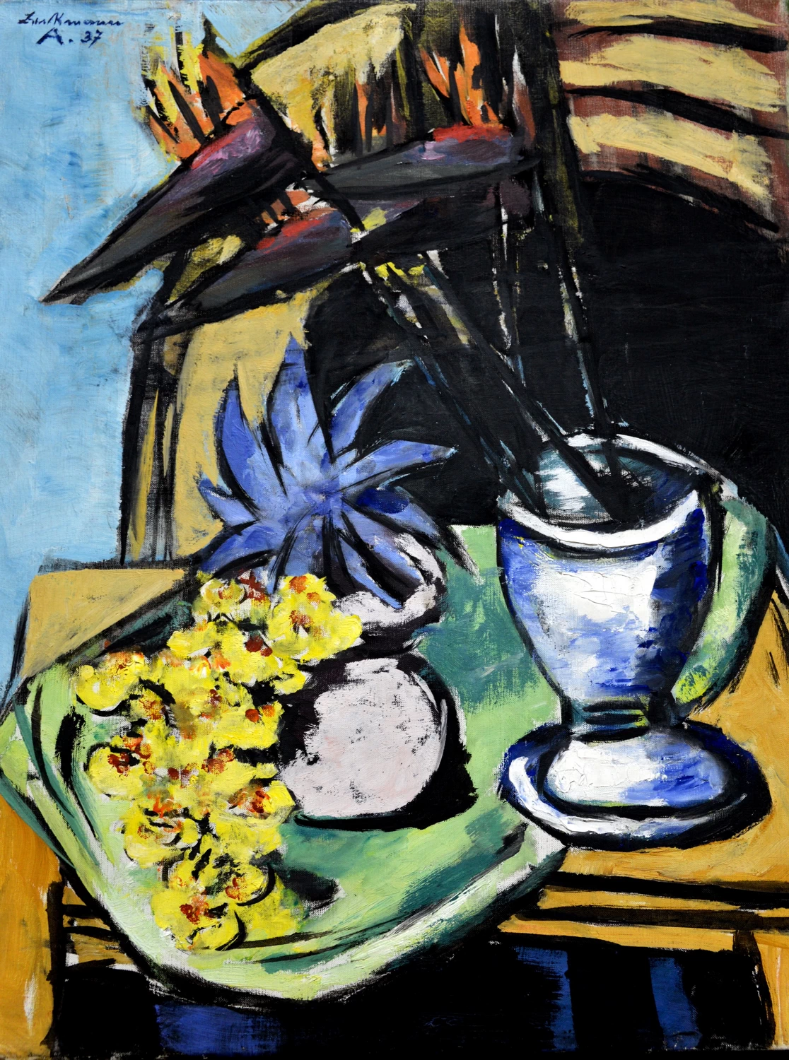 Natura morta con strelitzie e orchidee gialle, 1937 - Kunst Museum Winterthur